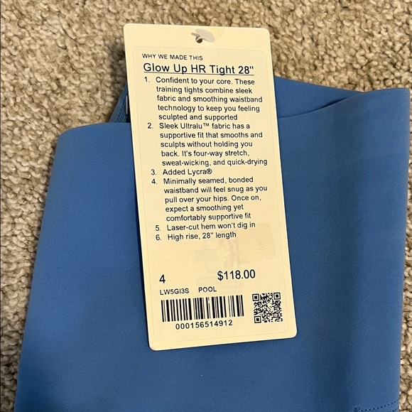 lululemon athletica Blue Leggings - Picture 2 of 4